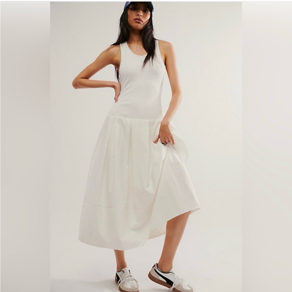 Free people White Sleeveless Dress